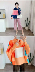 Luxury Pleats Turtleneck Top