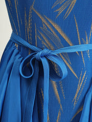 Luxury Pleats Formal Dress
