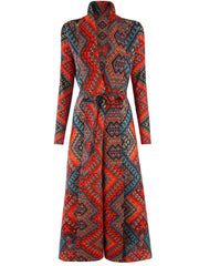 Luxury Plissé Stretchy Long Coat
