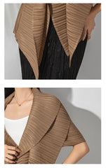 Signature Fluid Pleats Cardigan