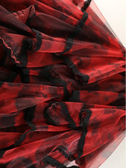Couture Asymmetric Tulle Skirt