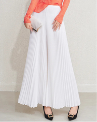 Luxury Plissé Palazzo Pants