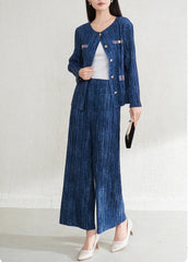 Couture Pleats Blazer & Pants