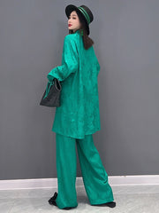 Casual Chic Ethereal Top & Wide Leg Pants 2-Piece Set