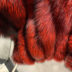 Couture Fox Fur Cape