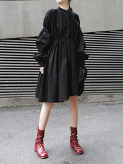 Oversized Silhouette Pleated Shirt