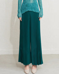 Luxury Pleated Palazzo Pants