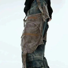 Men's Luxury Vegan Leather Jeans