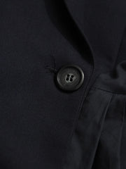 Luxury Balloon-Sleeves Longline Coat