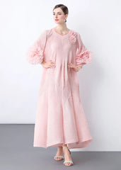 Luxury Plissé Caftan Dress