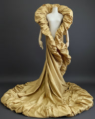 Sculptural Taffeta Opera Cape
