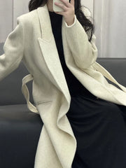 Women's Comfort Wraparound Wool Blend Coat