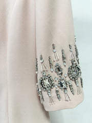 High Neck Embellished Formal Dress