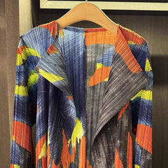 Travel Plissé Duster Coat