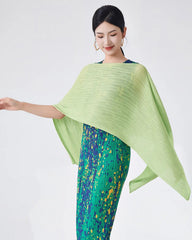 Luxury Sheer Pleats Shawl