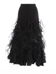 Couture Tiered Organza Skirt