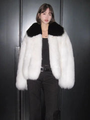 Women's Cozy Luxury Fluffy Faux Fur Coat