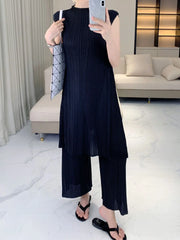 Truly Pleated Casual Pant Suit