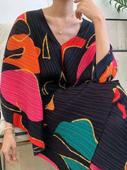 Plissé Trousers & Batwing Top Set
