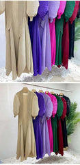 Truly Pleated Loose Long Dress