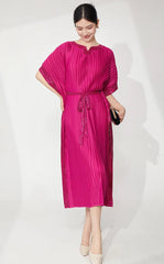 Stretchy Japanese Plissé Dress