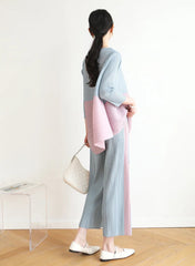 Luxury Plissé Top & Pant Set