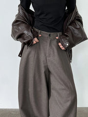 Luxury Statement Wide-Leg Pants