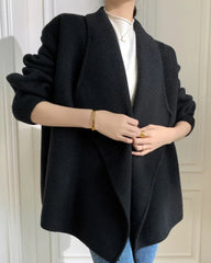 Luxury Thick Double-Knit Cardigan