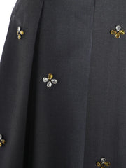 Luxury Crystal High-Waist Skirt