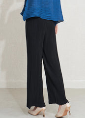 Pleated Wide-Leg Trousers