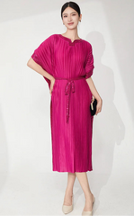 Stretchy Japanese Plissé Dress