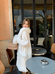 Women's Long Warm Faux Fur Coat