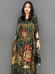 Classic Charm Oversized Floral Dress