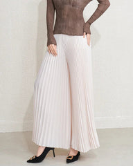 Luxury Pleated Palazzo Pants