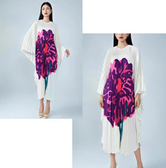 Luxury Pleated Caftans Dress