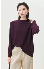 Luxury Relaxed-Fit Pleated Top