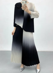 Pleated Couture Skirt Set