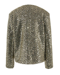 Luxury Oversized Sequin Blazer