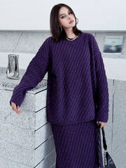 Luxury Oversized Knit 2-Piece