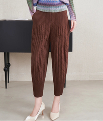 Luxury Tapered Pleated Pants