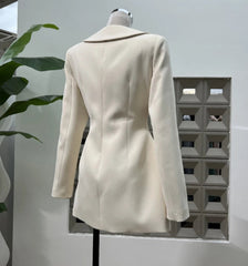 Formal 3D Floral Tailored Blazer