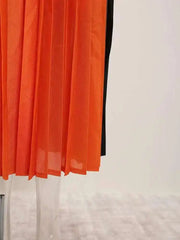 Luxury Pleated Asymmetric Dress