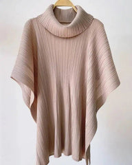 Luxury Pleated Short Sleeve Top