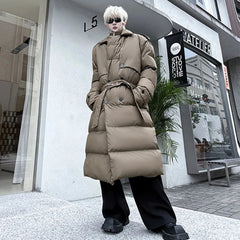 Men's Luxury Long Length Puffer Parka