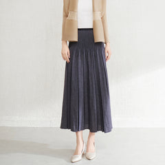 Elegant Plissé Formal Skirt