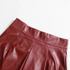 Luxury High-Waist Grommet Skirt