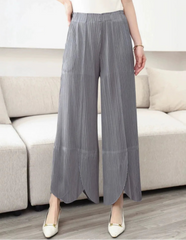 Elegant Pleated Palazzo Pants