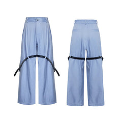 Men's Belted Wide Trousers & Top