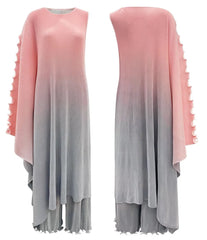 Asymmetric Pleated Trouser Set