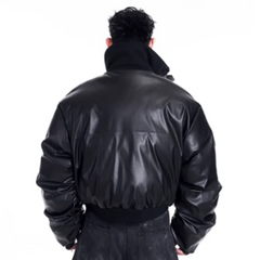 Men's Plush Luxe Streetwear Parka Jacket